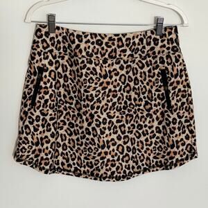 LouKeith Leopard Print Women's Skort size large